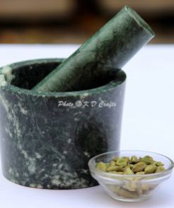 Marble Spice Grinder Mortar Pestle