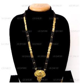 1 Gram Gold Forming Work Golden Colour Mangalsutra