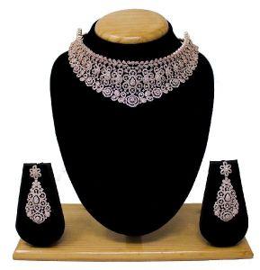 American Diamond (CZ) Necklace Set