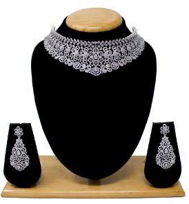 American Diamond (CZ) Necklace Set