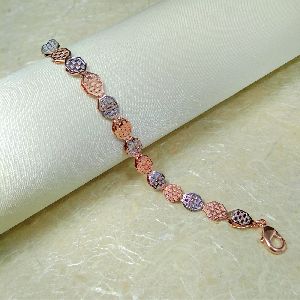 Artificial Jewellery Two-Tone Bracelet