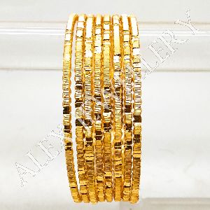 Gold Plated Shagun Bangle