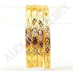 Gold Plated Shagun Bangle