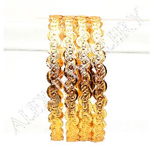 Gold Plated Shagun Bangle