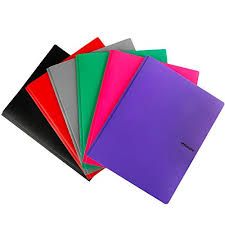 Multicolor Single Pocket Folder