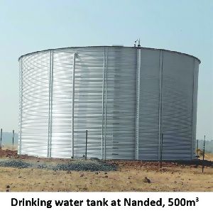 Zincalume Steel Water Storage Tank