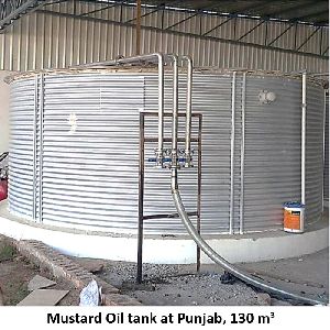 Zincalume Steel Water Storage Tank