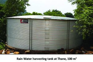 Zincalume Steel Water Storage Tank