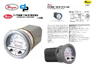 Dwyer A3000-1KPA Photohelic Pressure Switch Gauge Range 0-1 kPa.