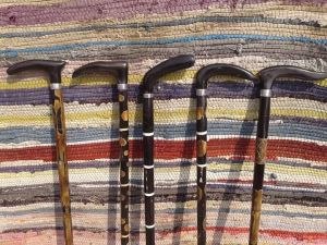 horn walking sticks