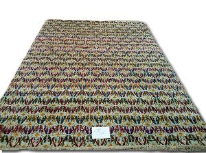GE-73 Hand Knotted Sari Silk & Cotton Carpets