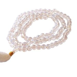 Natural Crystal Mala