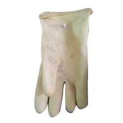 White Acid Proof Rubber Gloves