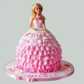 Beautiful Doll Cake