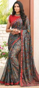 Faux Chiffon Sarees