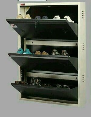 Wall Mounted Shoe Rack 3 Door