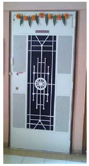Designer Safety Door Ashok Chakra Design DSR-002
