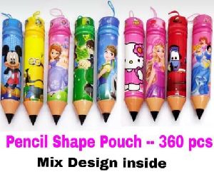 Pencil shape pouch