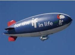 Airplane Advertising Balloon