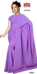 Hospital Staff Uniform Plain Sarees