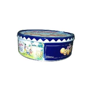 Blue Cake Tin Containers