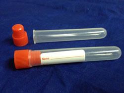 plastic test tube