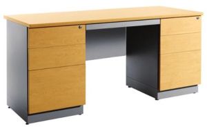 Double Pedestal Desk