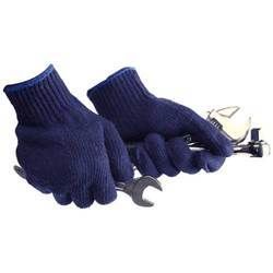 Blue Cotton Hand Gloves