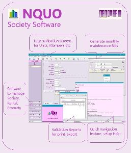 NQUO Society Billing Software (download now)