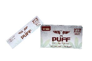 Puff Rolling Papers (Bleached) (2+2)