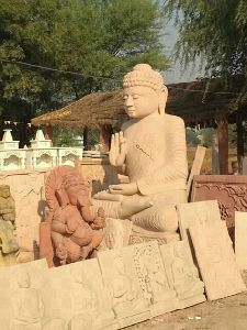 Sandstone Buddha Statue