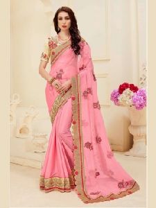 Flower Hand Work Saree