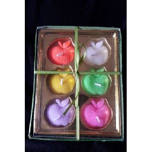 Apple Shaped Floating Candles