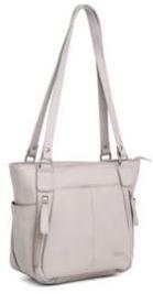 Ladies Creamy Leather Shoulder Bag