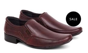 Mens Dark Brown Leather Formal Shoes