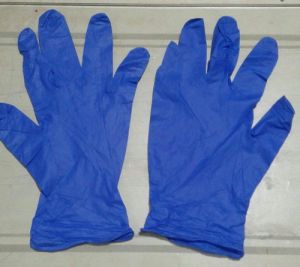 Blue Nitrile Hand Gloves