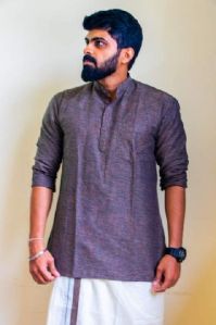 Mens Grey Kurta