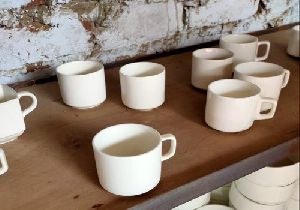 White Ceramic Cups