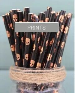 Printed Paper Straw