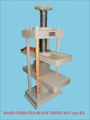 Hand Operated Paver Block Testing Machine