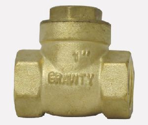 1 Inch Gold Brass Check Valve