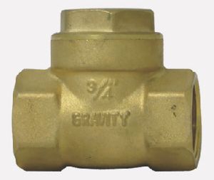 3/4 Inch Gold Brass Check Valve