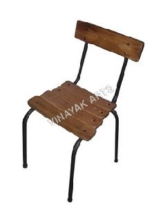 Iron wooden chair