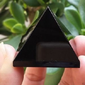 Feng Shui Natural Obsidian Pyramid