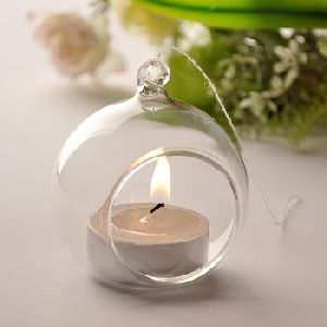 Hanging Glass Votive candle holder