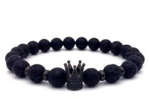 Ladies Lava Stone Bracelet