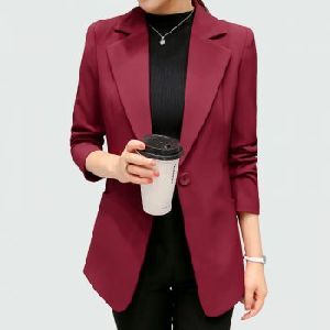 Ladies One Button Blazer