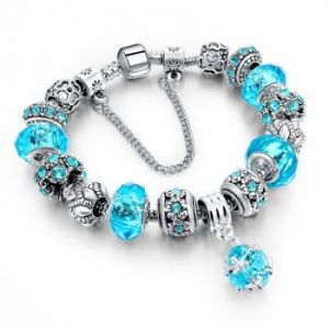 Ladies Tibetan Silver Charm Bracelet