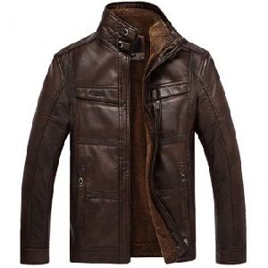 mens winter leather jacket