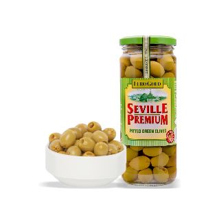 Green Pitted Olives